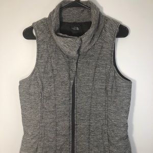 The North Face Women’s Gray Winter Vest Full Zip